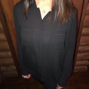 Black Button Down Blouse